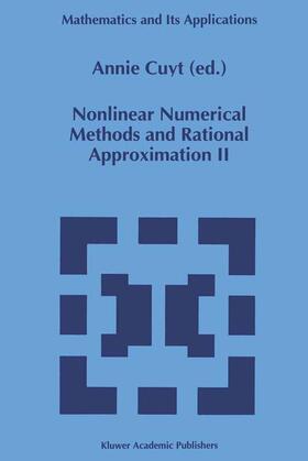 Cuyt |  Nonlinear Numerical Methods and Rational Approximation II | Buch |  Sack Fachmedien