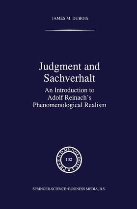 Dubois |  Judgment and Sachverhalt | Buch |  Sack Fachmedien