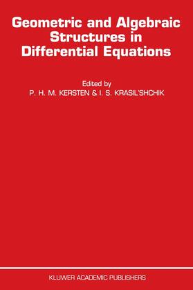 Kersten / Krasil'shchik |  Geometric and Algebraic Structures in Differential Equations | Buch |  Sack Fachmedien