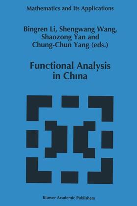  Functional Analysis in China | Buch |  Sack Fachmedien