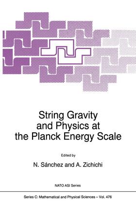 Sànchez / Zichichi |  String Gravity and Physics at the Planck Energy Scale | Buch |  Sack Fachmedien