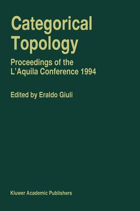 Giuli |  Categorical Topology | Buch |  Sack Fachmedien