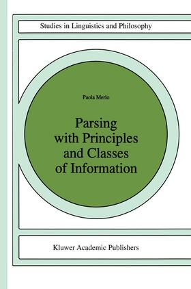 Merlo |  Parsing with Principles and Classes of Information | Buch |  Sack Fachmedien