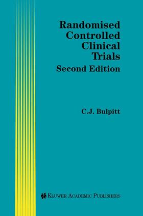 Bulpitt |  Randomised Controlled Clinical Trials | Buch |  Sack Fachmedien