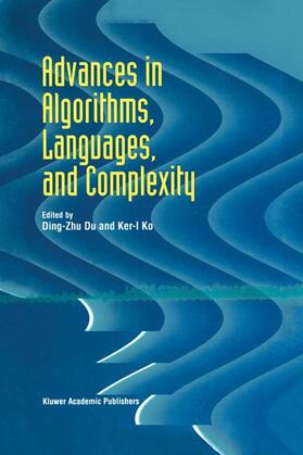  Advances in Algorithms, Languages, and Complexity | Buch |  Sack Fachmedien