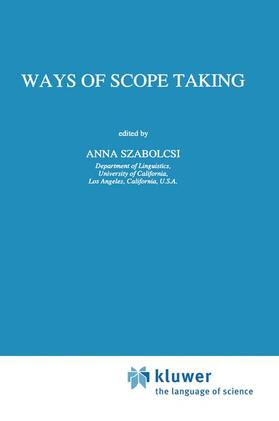 Szabolcsi |  Ways of Scope Taking | Buch |  Sack Fachmedien