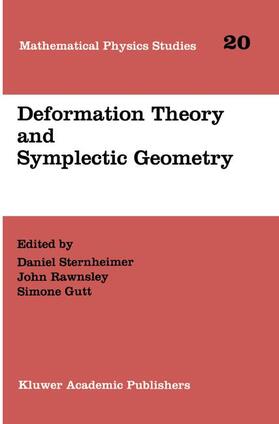 Sternheimer / Gutt / Rawnsley |  Deformation Theory and Symplectic Geometry | Buch |  Sack Fachmedien