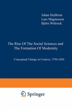 Heilbron / Wittrock / Magnusson |  The Rise of the Social Sciences and the Formation of Modernity | Buch |  Sack Fachmedien