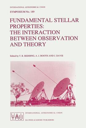 Bedding / Davis / Booth |  Fundamental Stellar Properties: The Interaction Between Observation and Theory | Buch |  Sack Fachmedien