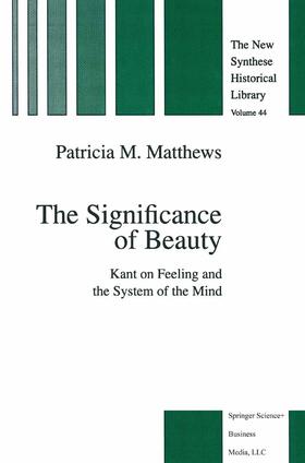 Matthews |  The Significance of Beauty | Buch |  Sack Fachmedien