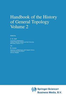 Lowen / Aull |  Handbook of the History of General Topology | Buch |  Sack Fachmedien