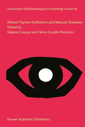 Coscas / Cardillo Piccolino |  Retinal Pigment Epithelium and Macular Diseases | Buch |  Sack Fachmedien