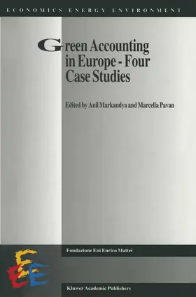 Pavan / Markandya |  Green Accounting in Europe ¿ Four case studies | Buch |  Sack Fachmedien