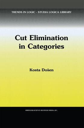 Dosen |  Cut Elimination in Categories | Buch |  Sack Fachmedien