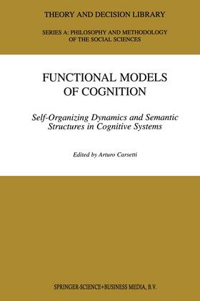 Carsetti |  Functional Models of Cognition | Buch |  Sack Fachmedien
