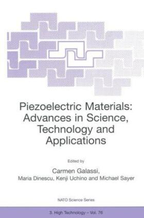 Dinescu, M: PIEZOELECTRIC MATERIALS | Buch | 978-0-7923-6212-8 | sack.de