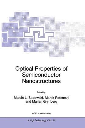 Grynberg / Sadowski / Potemski |  Optical Properties of Semiconductor Nanostructures | Buch |  Sack Fachmedien