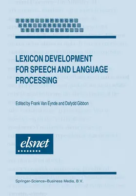 Van Eynde |  Lexicon Development for Speech and Language Processing | Buch |  Sack Fachmedien