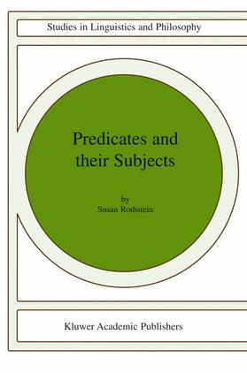 Rothstein |  Predicates and Their Subjects | Buch |  Sack Fachmedien