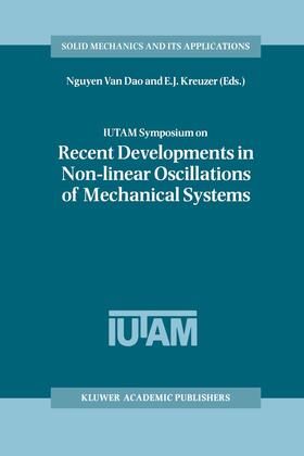 Kreuzer |  IUTAM Symposium on Recent Developments in Non-linear Oscillations of Mechanical Systems | Buch |  Sack Fachmedien