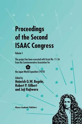 Begehr / Kajiwara / Gilbert |  Proceedings of the Second ISAAC Congress | Buch |  Sack Fachmedien