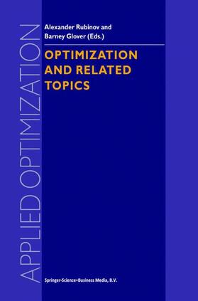 Glover / Rubinov |  Optimization and Related Topics | Buch |  Sack Fachmedien