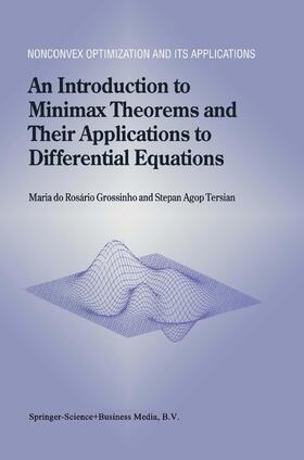 do Rosário Grossinho / Tersian |  An Introduction to Minimax Theorems and Their Applications to Differential Equations | Buch |  Sack Fachmedien