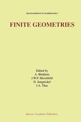 Blokhuis / Hirschfeld / Jungnickel |  Finite Geometries | Buch |  Sack Fachmedien