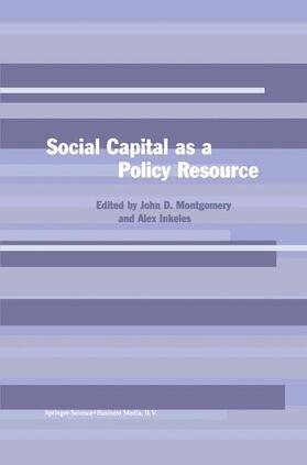 Inkeles / Montgomery |  Social Capital as a Policy Resource | Buch |  Sack Fachmedien