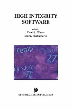 Bhattacharya / Winter |  High Integrity Software | Buch |  Sack Fachmedien