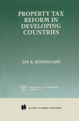 Rosengard |  Property Tax Reform in Developing Countries | Buch |  Sack Fachmedien