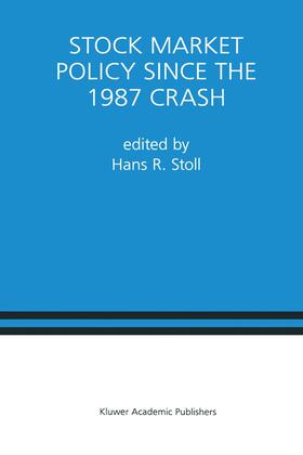 Stoll |  Stock Market Policy Since the 1987 Crash | Buch |  Sack Fachmedien