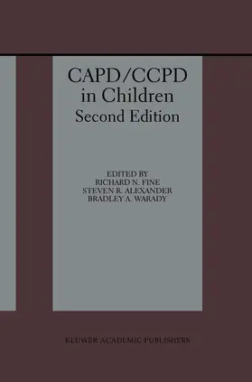 Fine / Alexander / Warady |  Capd/Ccpd in Children | Buch |  Sack Fachmedien