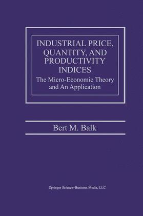 Balk |  Industrial Price, Quantity, and Productivity Indices | Buch |  Sack Fachmedien