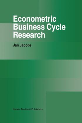 Jacobs |  Econometric Business Cycle Research | Buch |  Sack Fachmedien