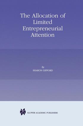 Gifford |  The Allocation of Limited Entrepreneurial Attention | Buch |  Sack Fachmedien