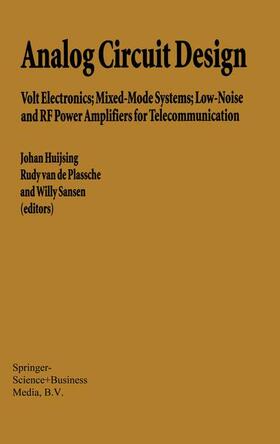 Huijsing / Sansen / van de Plassche |  Analog Circuit Design | Buch |  Sack Fachmedien