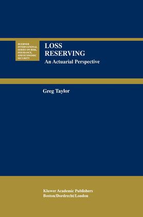 Taylor |  Loss Reserving | Buch |  Sack Fachmedien