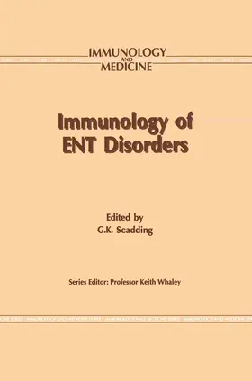 Scadding |  Immunology of ENT Disorders | Buch |  Sack Fachmedien