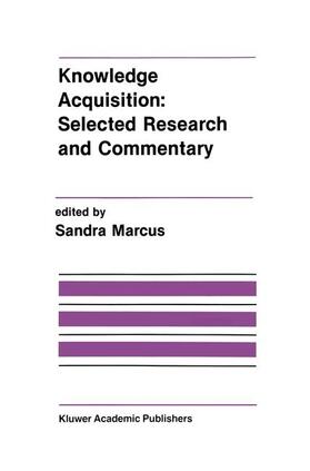 Marcus |  Knowledge Acquisition: Selected Research and Commentary | Buch |  Sack Fachmedien
