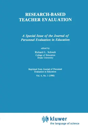 Schwab |  Research-Based Teacher Evaluation | Buch |  Sack Fachmedien