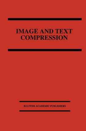 Storer |  Image and Text Compression | Buch |  Sack Fachmedien
