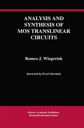 Wiegerink |  Analysis and Synthesis of MOS Translinear Circuits | Buch |  Sack Fachmedien