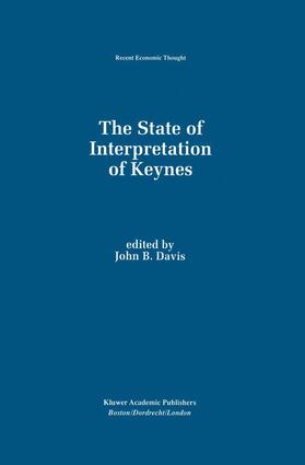 Davis |  The State of Interpretation of Keynes | Buch |  Sack Fachmedien