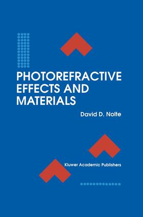 Nolte |  Photorefractive Effects and Materials | Buch |  Sack Fachmedien