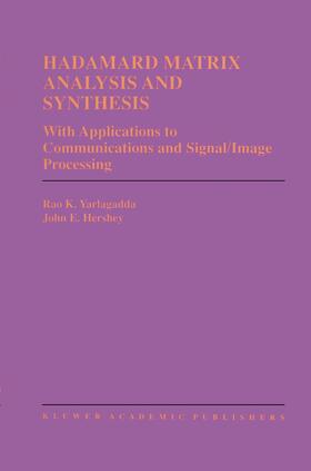 Hershey / Yarlagadda |  Hadamard Matrix Analysis and Synthesis | Buch |  Sack Fachmedien
