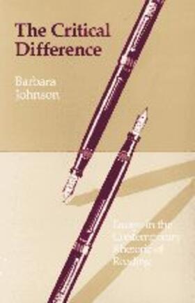 Johnson |  The Critical Difference | Buch |  Sack Fachmedien