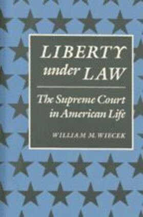 Wiecek |  Liberty Under Law | Buch |  Sack Fachmedien