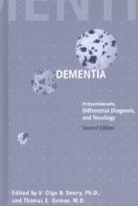 Emery / Oxman |  Dementia | Buch |  Sack Fachmedien