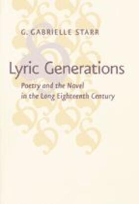 Starr |  Lyric Generations | Buch |  Sack Fachmedien